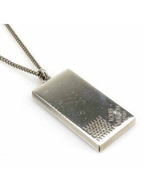 Louis Vuitton Necklace Collier Plaque Damier
